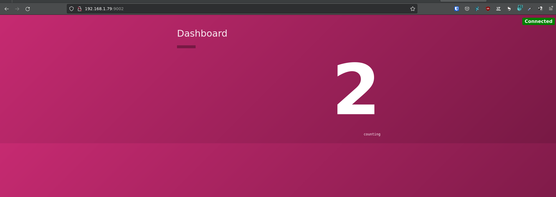 micro-service dashboard