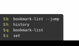 Complétion Bookmarks